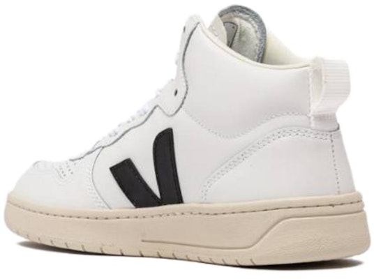 (W) VEJA V-15 High-Top 'Kulit Anak Sapi Putih' VQ0203304 Shop (W) VEJA V-15 High-Top 'Kulit Anak Sapi Putih' VQ0203304