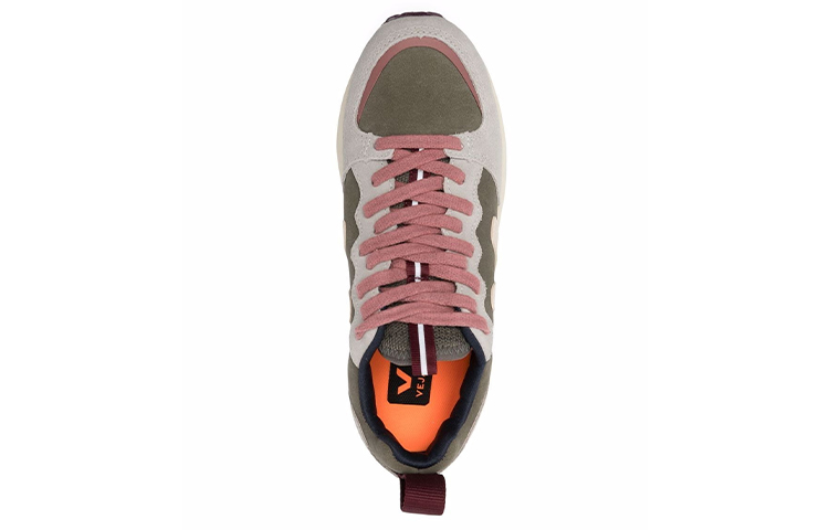 Lookbook (Women) VEJA Venturi Gray Green 'Kaki Sable Fashion Versatile Low-Top Dad Shoe' VT032350
