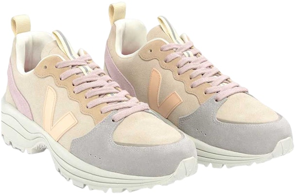 (Women) VEJA Venturi Suede Lace-Up Sneakers 'Beige Grey Pink' VC0303213 Lookbook (Women) VEJA Venturi Suede Lace-Up Sneakers 'Beige Grey Pink' VC0303213