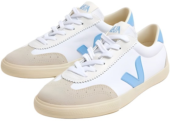 (Women) VEJA Volley Canvas 'White Aqua' VO0103648A Lookbook (Women) VEJA Volley Canvas 'White Aqua' VO0103648A
