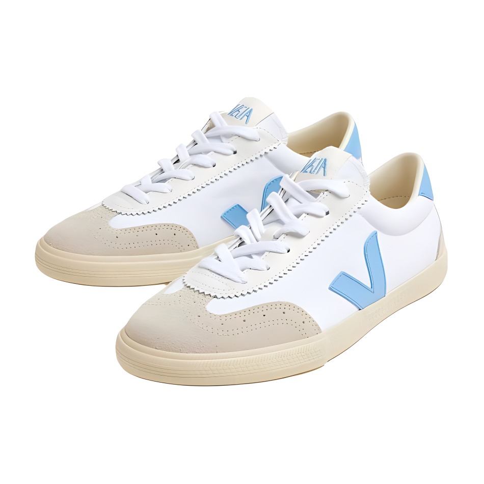 Lookbook (Women) VEJA Volley Canvas 'White Aqua' VO0103648A