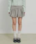 Order (Women) VELOEL Beige Balloon Ribbon Striped Skirt 26ssbl006BE