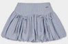Purchase (Women) VELOEL Blue Balloon Ribbon Striped Skirt 26ssbl006BL