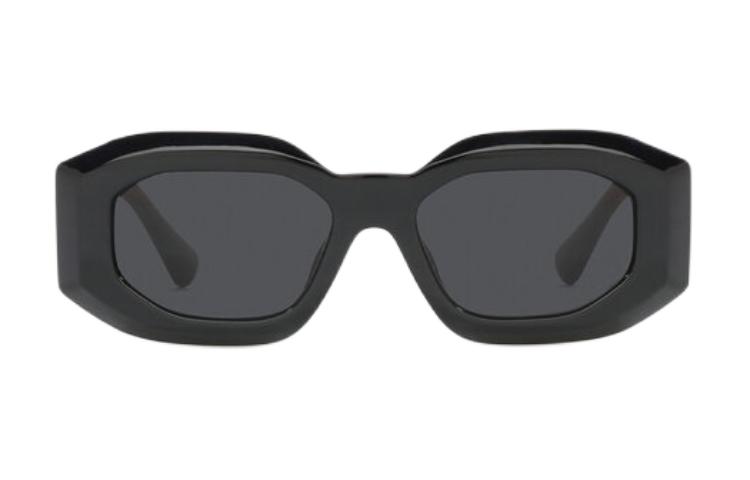 Lookbook (W) Gafas de Sol Negras Irregulares VERSACE de Acetato con Logo en la Varilla. O4425UOGB18754ONUL