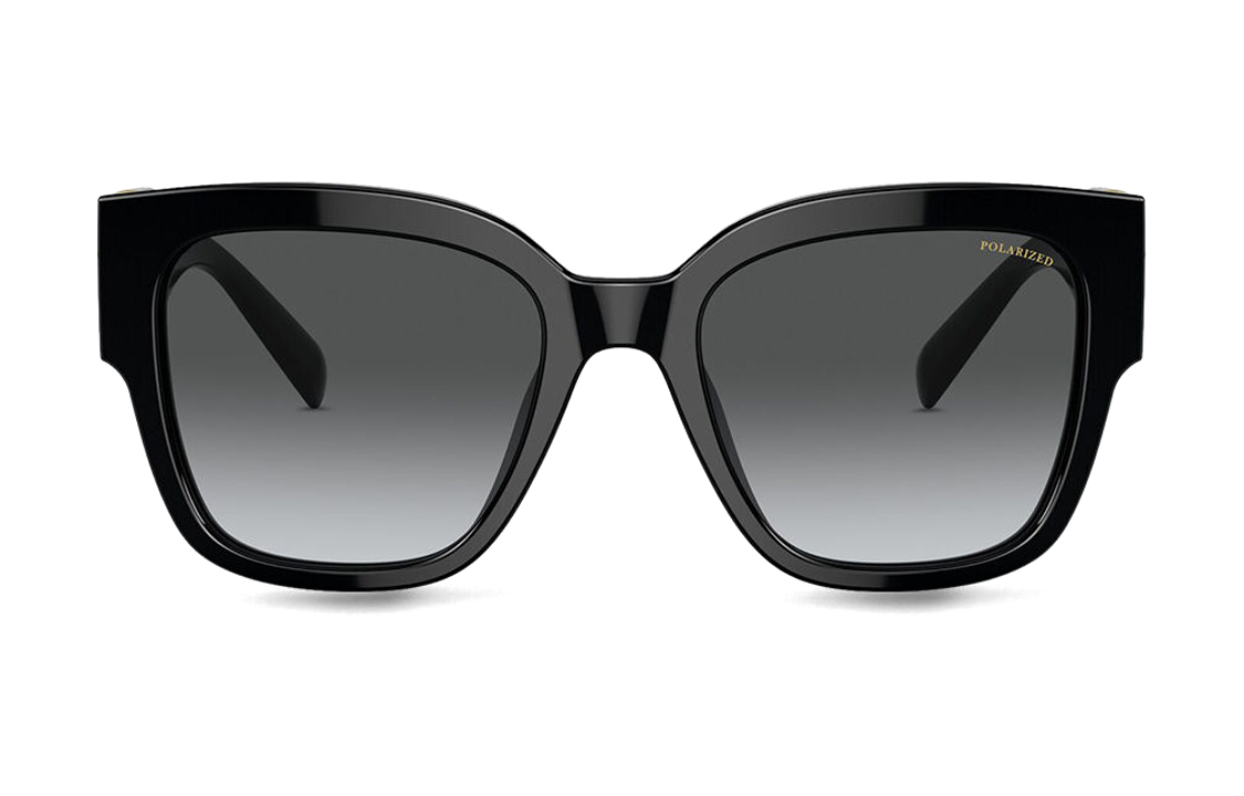 Lookbook (W) Gafas de Sol Versace Negras de Acetato Irregular con Diseño de Letras. O4437U-OGB1T354_ONUL