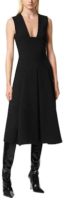 (Women) VERSACE Black Sleeveless Mid-Length Slim Fit Dress 1010903-1A00540-1B000 Purchase (Women) VERSACE Black Sleeveless Mid-Length Slim Fit Dress 1010903-1A00540-1B000