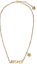 Lookbook (Women) VERSACE Brass Letter Pattern Fashion Necklace. 1002579-1A00620