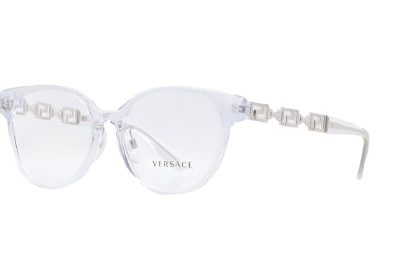 (Women) VERSACE Irregular Acetate Optical Glasses Transparent with Side Logo. VE3302D14854 Buy (Women) VERSACE Irregular Acetate Optical Glasses Transparent with Side Logo. VE3302D14854