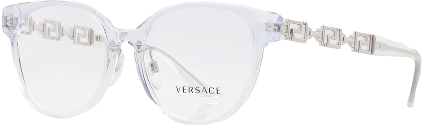 (Women) VERSACE Irregular Acetate Optical Glasses Transparent with Side Logo. VE3302D14854 Order (Women) VERSACE Irregular Acetate Optical Glasses Transparent with Side Logo. VE3302D14854