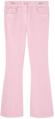 (W) VERSACE Jeans Rosados Claros Acampanados con Cremallera 1014103-1A10427-1D710 Order (W) VERSACE Jeans Rosados Claros Acampanados con Cremallera 1014103-1A10427-1D710
