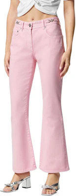 (W) VERSACE Jeans Rosados Claros Acampanados con Cremallera 1014103-1A10427-1D710 Lookbook (W) VERSACE Jeans Rosados Claros Acampanados con Cremallera 1014103-1A10427-1D710