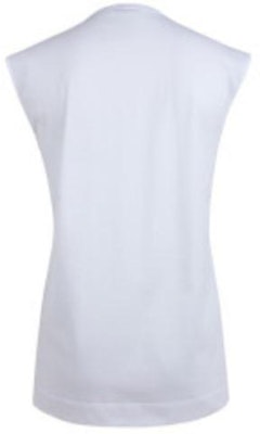 (W) VERSACE Baju-T Putih Solid Tanpa Lengan Panjang. A80339-A201952-A1001 Lookbook (W) VERSACE Baju-T Putih Solid Tanpa Lengan Panjang. A80339-A201952-A1001