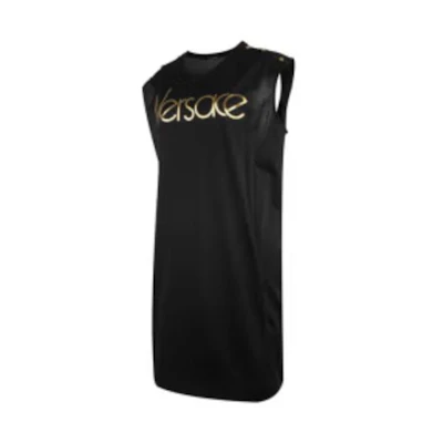 (Women) VERSACE Loose Fit Sleeveless Casual T-Shirt - Black A80642-A201952-A1008