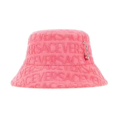 (Women) VERSACE Pink Fisherman Hat with Lettering Design. 10110871A083911PO20
