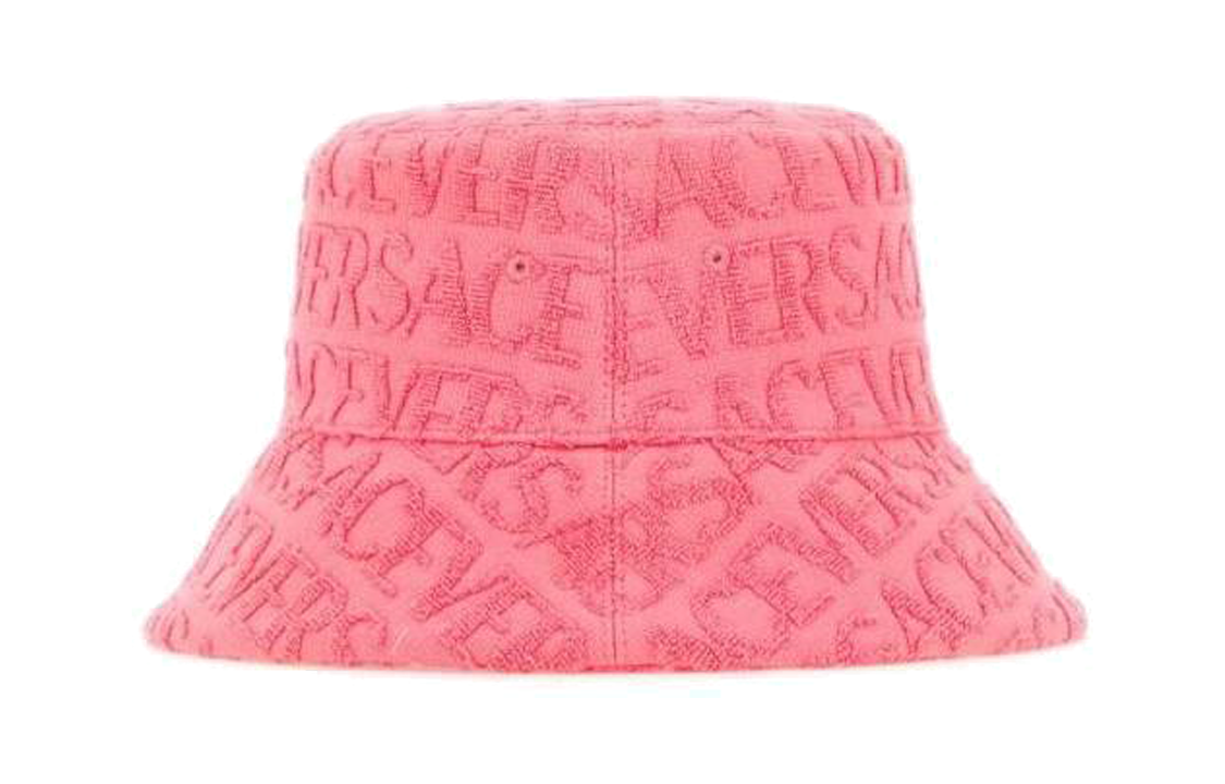 Lookbook (W) 베르사체 핑크 레터링 디테일 어부 모자. 10110871A083911PO20