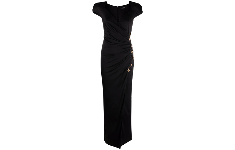 Order (Women) VERSACE  Simple Stylish Short Sleeve Dress 1003564-1A00572-1B000