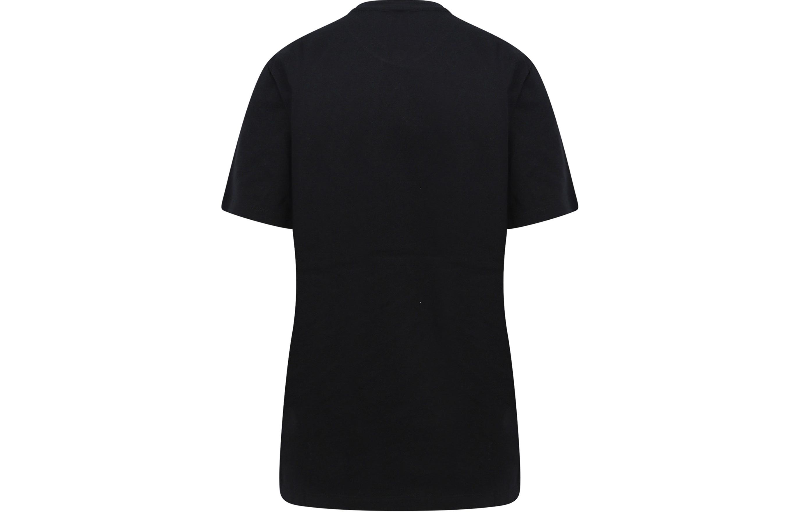 (Women) VERSACE  Slim Fit Graphic Crewneck Black Short Sleeve T-Shirt. 1014271-1A10145-2B150 圖 3