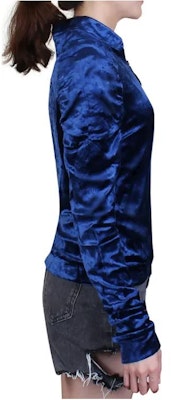 (W) VERSACE Jaket Baseball Warna Polos Biru dengan Resleting AUD11003-AV00197-A1384 Shop (W) VERSACE Jaket Baseball Warna Polos Biru dengan Resleting AUD11003-AV00197-A1384