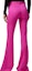 Shop (W) VERSACE Celana Panjang Flared Mid-Rise Pink Solid 1011302-1A08585-1PP40