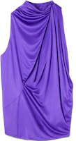 (Women) VERSACE Solid Purple Halter Sleeveless Casual T-Shirt SS23. 1010024-1A00572-1LD60 (Women) VERSACE Solid Purple Halter Sleeveless Casual T-Shirt SS23. 1010024-1A00572-1LD60