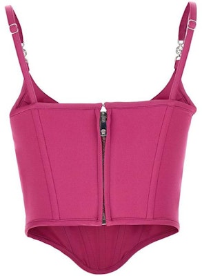 (W) ヴェルサーチ ソリッド スリムフィット ノースリーブ チューブトップ ロージーピンク. 1006669-1A00540-1PP40 Lookbook (W) ヴェルサーチ ソリッド スリムフィット ノースリーブ チューブトップ ロージーピンク. 1006669-1A00540-1PP40