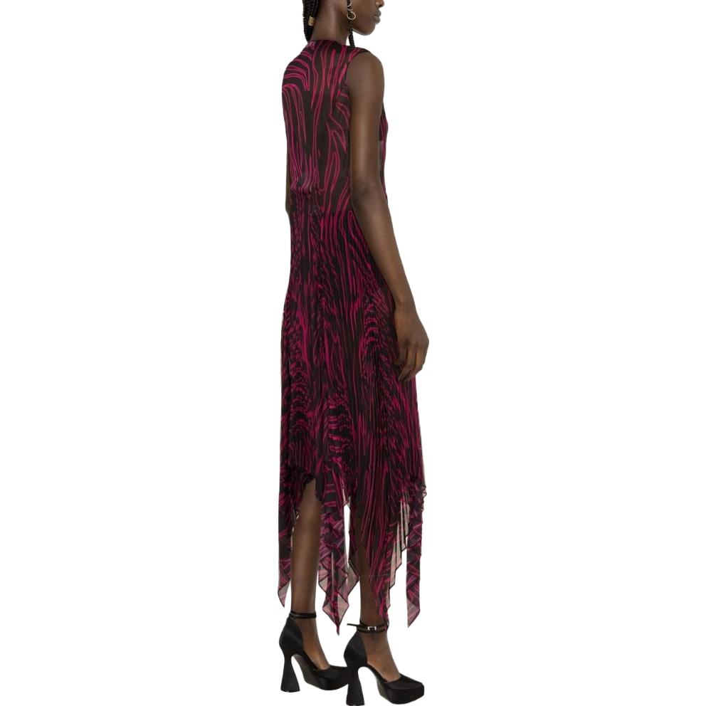 Purchase (W) VERSACE  SS23 抽象條紋無袖連衣裙 粉紅色. 1010008-1A07273-5BA50