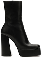 (Women) Versace Aevitas 155mm Platform Ankle Boots Black Leather 1001783-DVT2P_1B00V (Women) Versace Aevitas 155mm Platform Ankle Boots Black Leather 1001783-DVT2P_1B00V