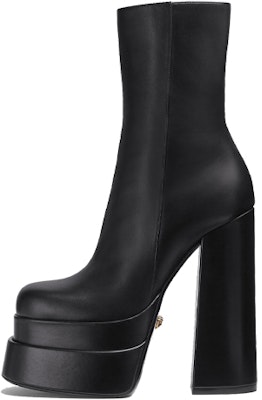 (Women) Versace Aevitas 155mm Platform Ankle Boots Black Leather 1001783-DVT2P_1B00V Buy (Women) Versace Aevitas 155mm Platform Ankle Boots Black Leather 1001783-DVT2P_1B00V