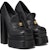 (W) Versace Aevitas 155mm Kasut Loafer Bertapak Tinggi Kulit Hitam 1001790-DVT2P_1B00V