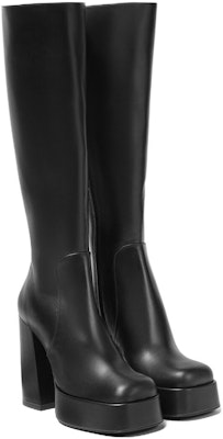 (W) ヴェルサーチ Aevitas 厚底ブーツ(黒革) 1012580-DVT2P_1B00V Order (W) ヴェルサーチ Aevitas 厚底ブーツ(黒革) 1012580-DVT2P_1B00V
