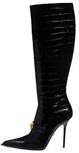 (W) Versace Alia Sepatu Tinggi 'Kulit Hitam' 1012029-1A08910_1B00V Buy (W) Versace Alia Sepatu Tinggi 'Kulit Hitam' 1012029-1A08910_1B00V