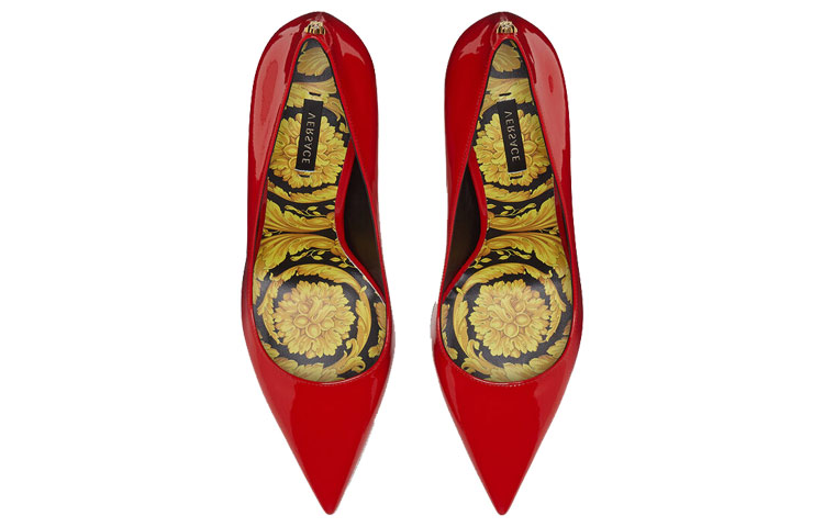 (W) Versace Barocco Heeled Sandals 'Red' 圖 3