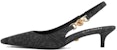 (W) Versace Barocco Kulit 4cm 'Black Stiletto' 1012579-1A09371_1B00V