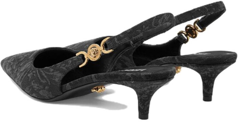 (W) Versace Barocco Kulit 4cm 'Black Stiletto' 1012579-1A09371_1B00V Lookbook (W) Versace Barocco Kulit 4cm 'Black Stiletto' 1012579-1A09371_1B00V