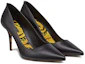 Lookbook (Women) Versace Barocco Pointed Toe Leather High Heels 'Black' DST037M-DVT41_D41OH