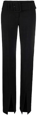 (Women) VERSACE Black High-Waisted Side Slit Casual Pants. 1002398-1A01798-1B000 Buy (Women) VERSACE Black High-Waisted Side Slit Casual Pants. 1002398-1A01798-1B000