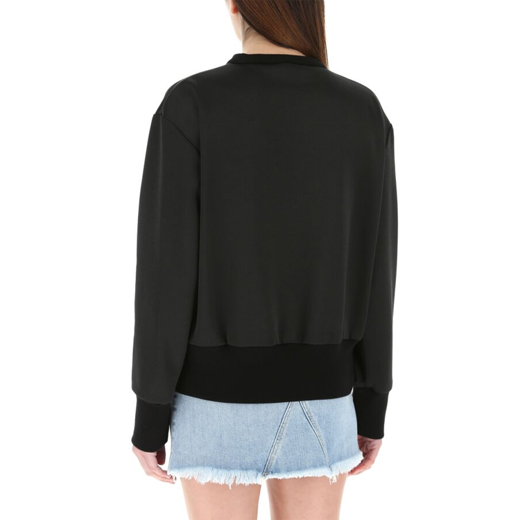 Details for (W) 范思哲 黑色字母印花长袖卫衣 A884051-F00108-1P250