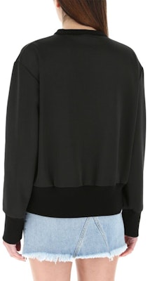 (W) 范思哲 黑色字母印花长袖卫衣 A884051-F00108-1P250 Details for (W) 范思哲 黑色字母印花长袖卫衣 A884051-F00108-1P250