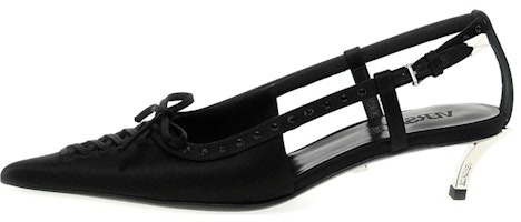 (Women) Versace Buckle Fashion Stiletto High Heels 'Black' 1007727-1A04185_1B00P (Women) Versace Buckle Fashion Stiletto High Heels 'Black' 1007727-1A04185_1B00P