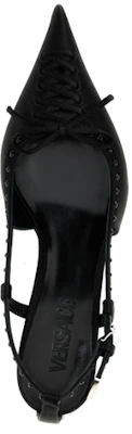 (W) Versace Gespsluiting Stiletto Hoge Hakken ''Zwart'' 1007727-1A04185_1B00P Purchase (W) Versace Gespsluiting Stiletto Hoge Hakken ''Zwart'' 1007727-1A04185_1B00P
