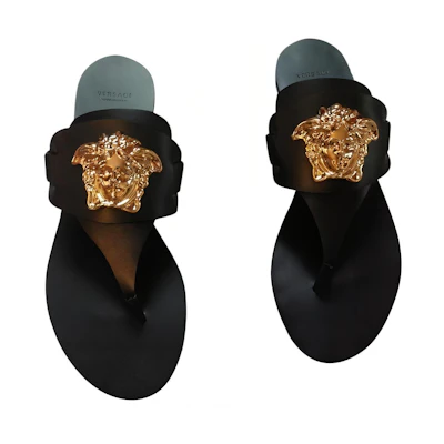 (W) Versace Casual Fashion Slide 'Black'