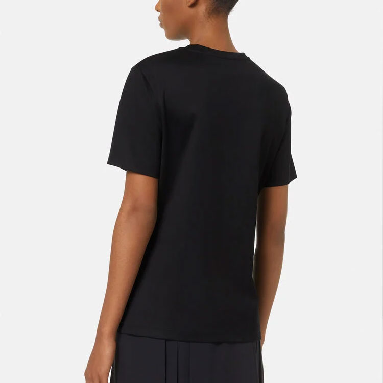 Purchase (W) ヴェルサーチ チェーン コットン 半袖 Tシャツ レディース ブラック 1004153-1A02991-2B070