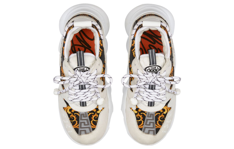 Shop (W) Versace Chain Reaction 2 'Estampado Barocco - Blanco' DST030G-DT21_DBN9