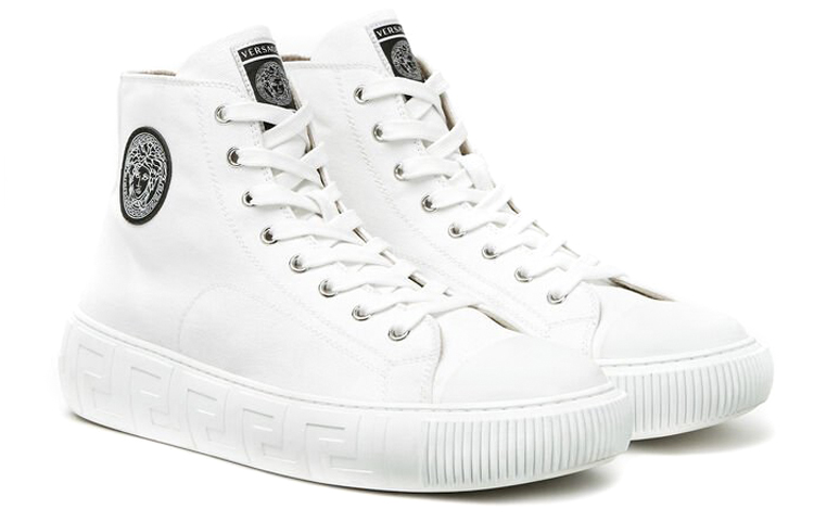 (W) Versace Chain Reaction High 'White Greca' 圖 3