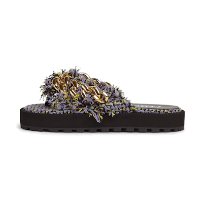 (W) Versace Chain Sandal 'Light Purple'