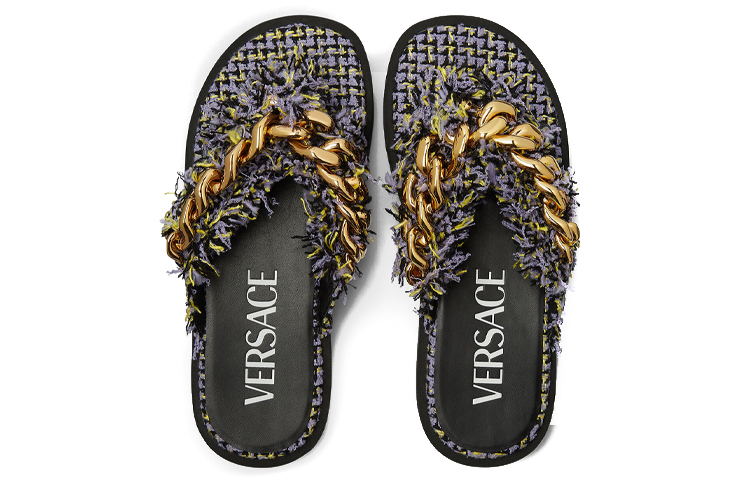 (W) Versace Chain Sandal 'Light Purple' 圖 3