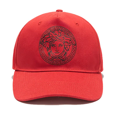 (Women) Versace Classic Medusa Logo Baseball Cap Red Pink Unisex Casual Hat ICAP004S1F01768