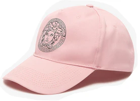Details for (W) Gorra Unisex Versace Clásica Logo Medusa Rojo Rosa. ICAP004S1F01768