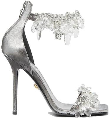 (Women) Versace Crystal Chandelier Stiletto Heels 'Silver White' 1012045-1A08738_1X31P Order (Women) Versace Crystal Chandelier Stiletto Heels 'Silver White' 1012045-1A08738_1X31P