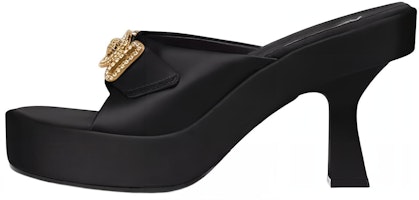 (Women) Versace Crystal Mule Sandals 'Black' 1004323-1A04185_1B00V (Women) Versace Crystal Mule Sandals 'Black' 1004323-1A04185_1B00V